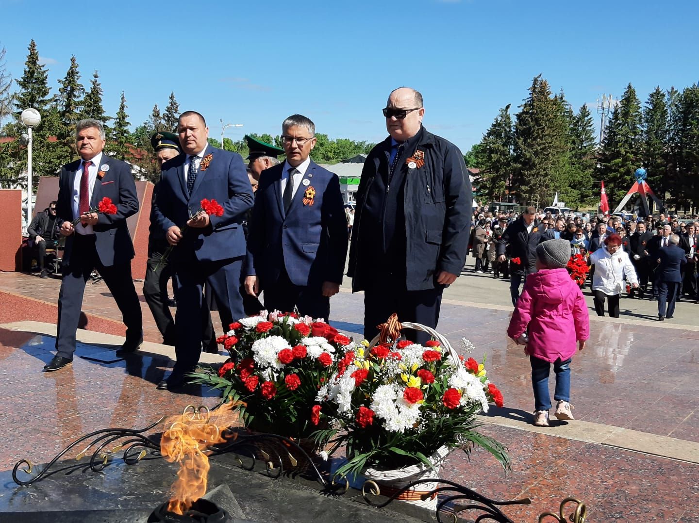 В Азнакаево празднуют День Победы