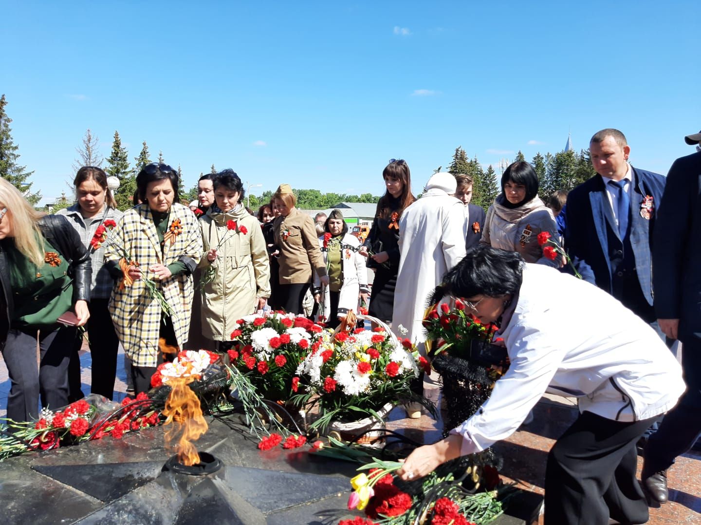 В Азнакаево празднуют День Победы