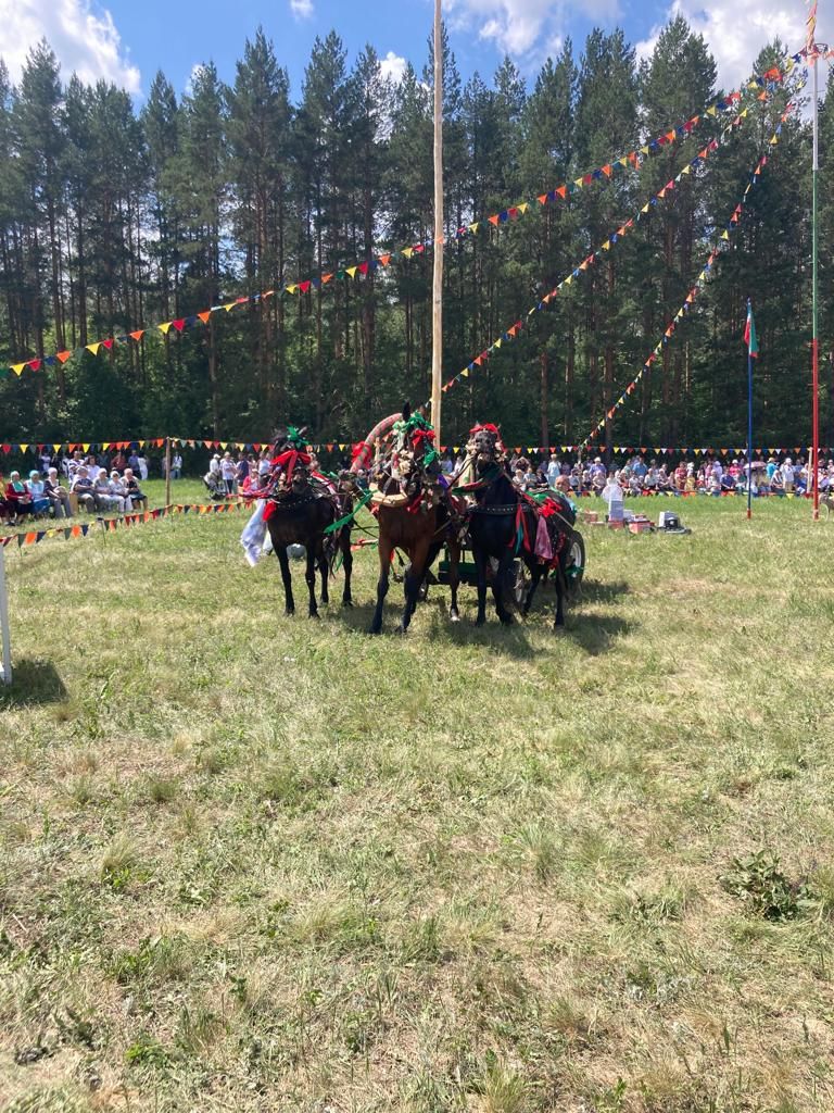 Карамалы Сабан туенда атлар ярышы да булды