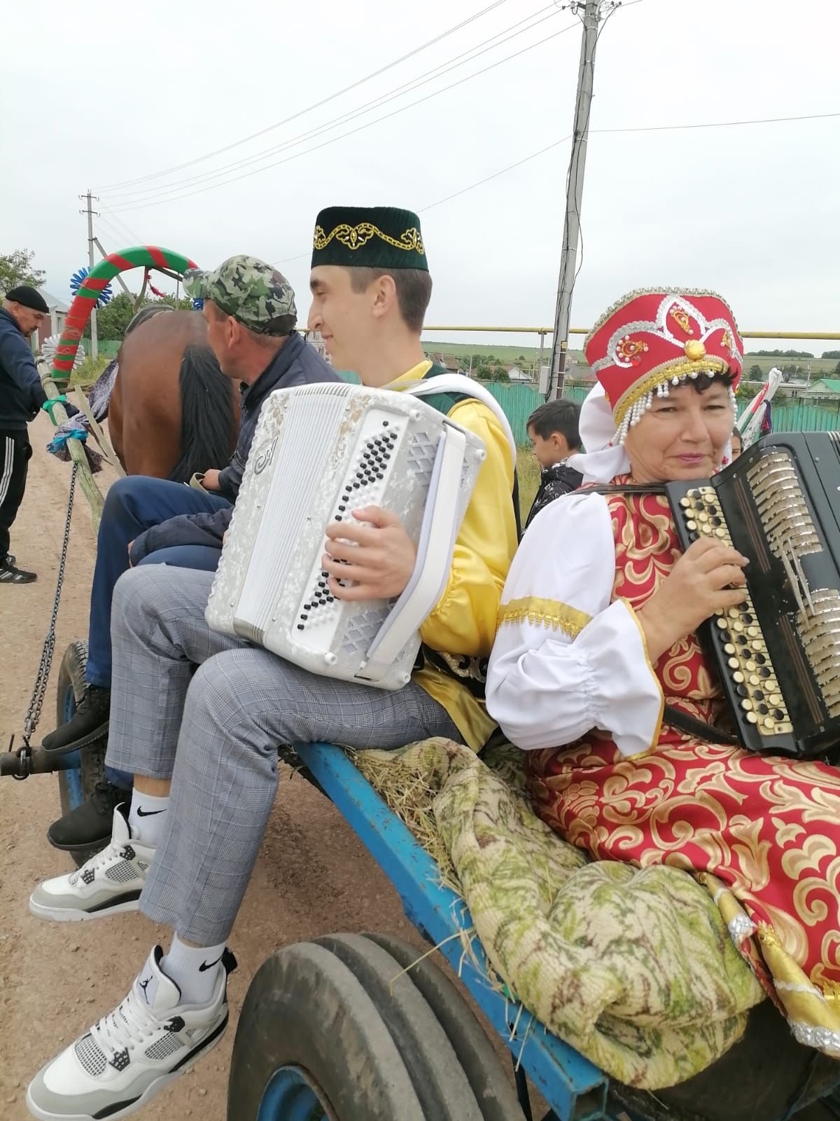 В селе Агерзе провели праздник добрых соседей и сбора подарков на Сабантуй