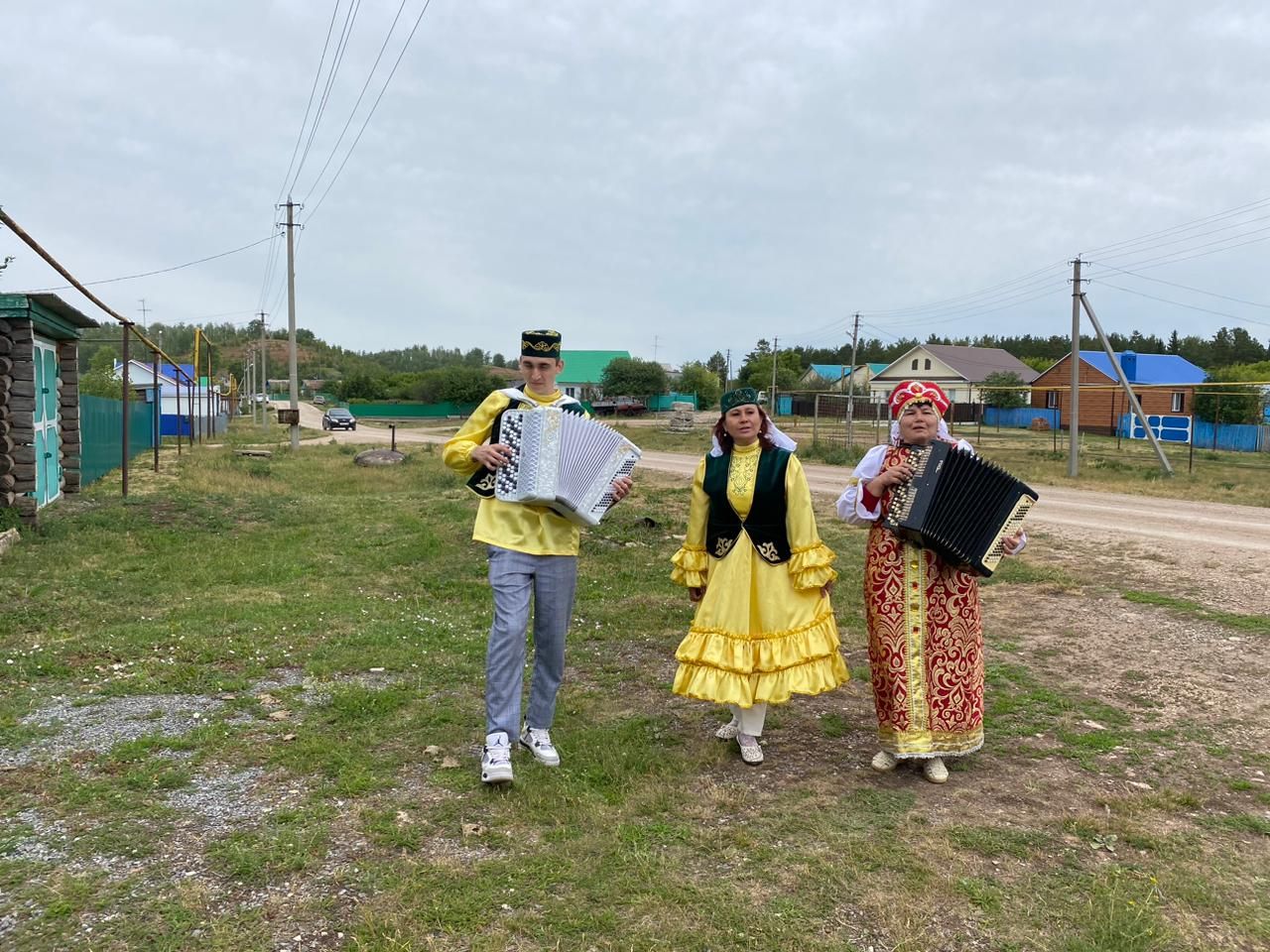 В селе Агерзе провели праздник добрых соседей и сбора подарков на Сабантуй