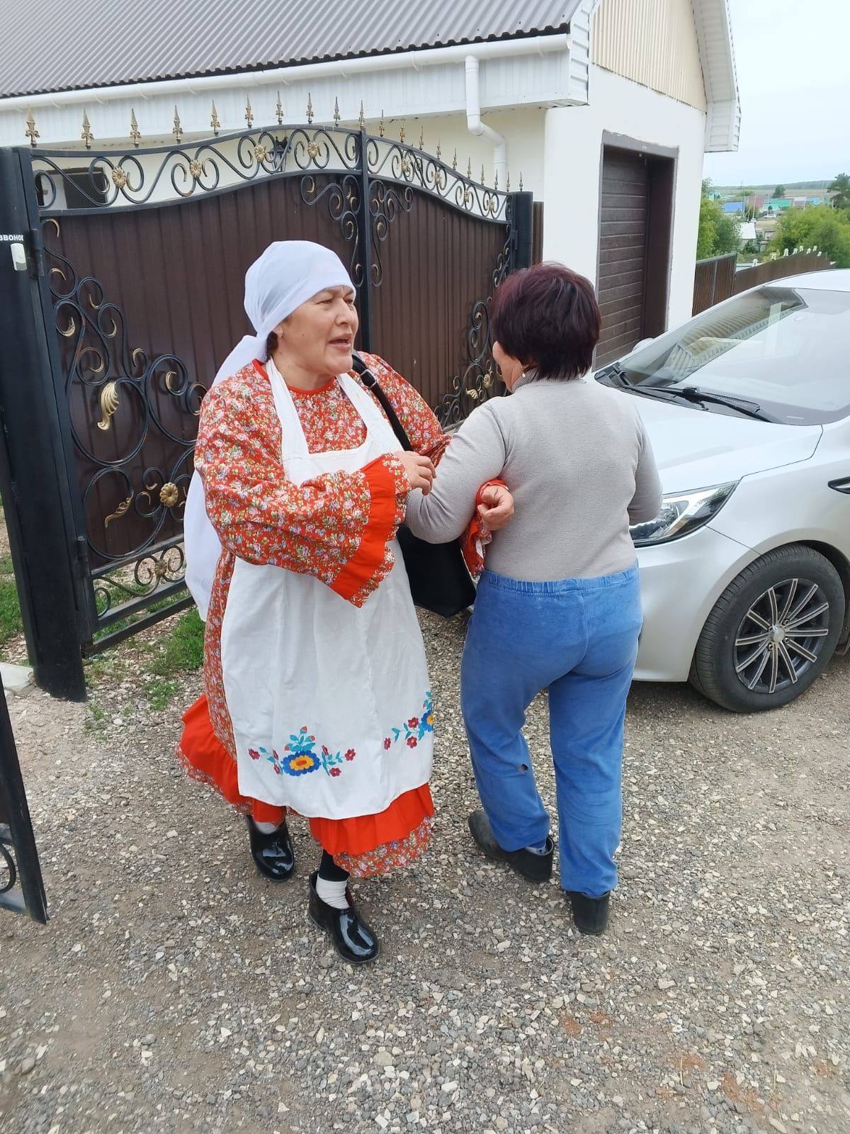 В селе Агерзе провели праздник добрых соседей и сбора подарков на Сабантуй