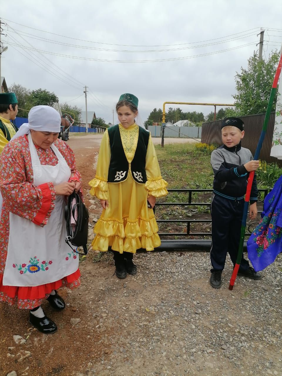 В селе Агерзе провели праздник добрых соседей и сбора подарков на Сабантуй