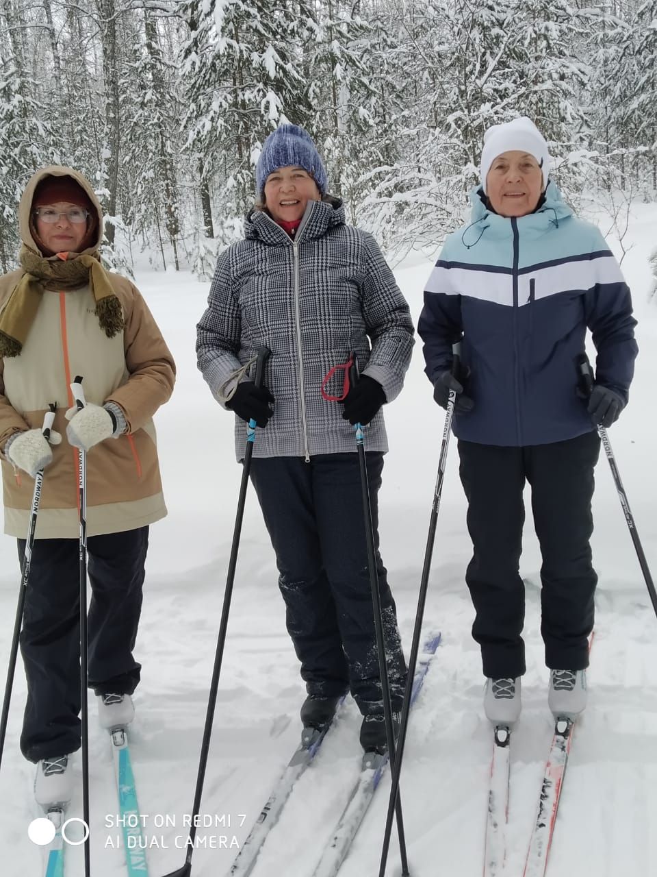 Участники ЦОСП города Азнакаево вышли на лыжную трассу