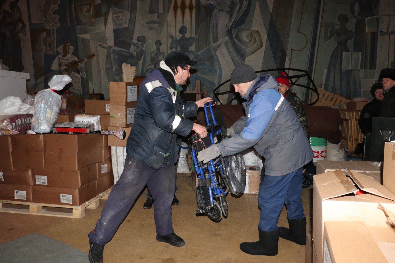 Азнакаевцы отправили гуманитарную помощь