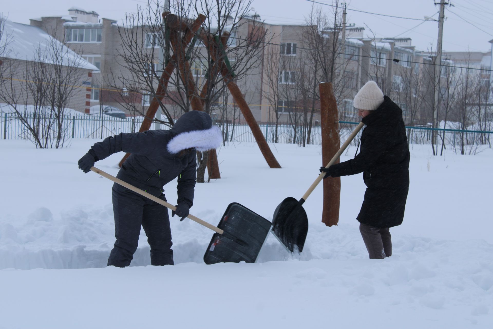 Метель работе не помеха