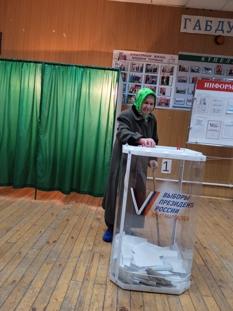 В деревне Маняуз выборы проходят на высшем уровне