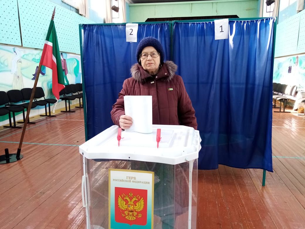 Ветераны Азнакаевского района активно участвуют в выборах