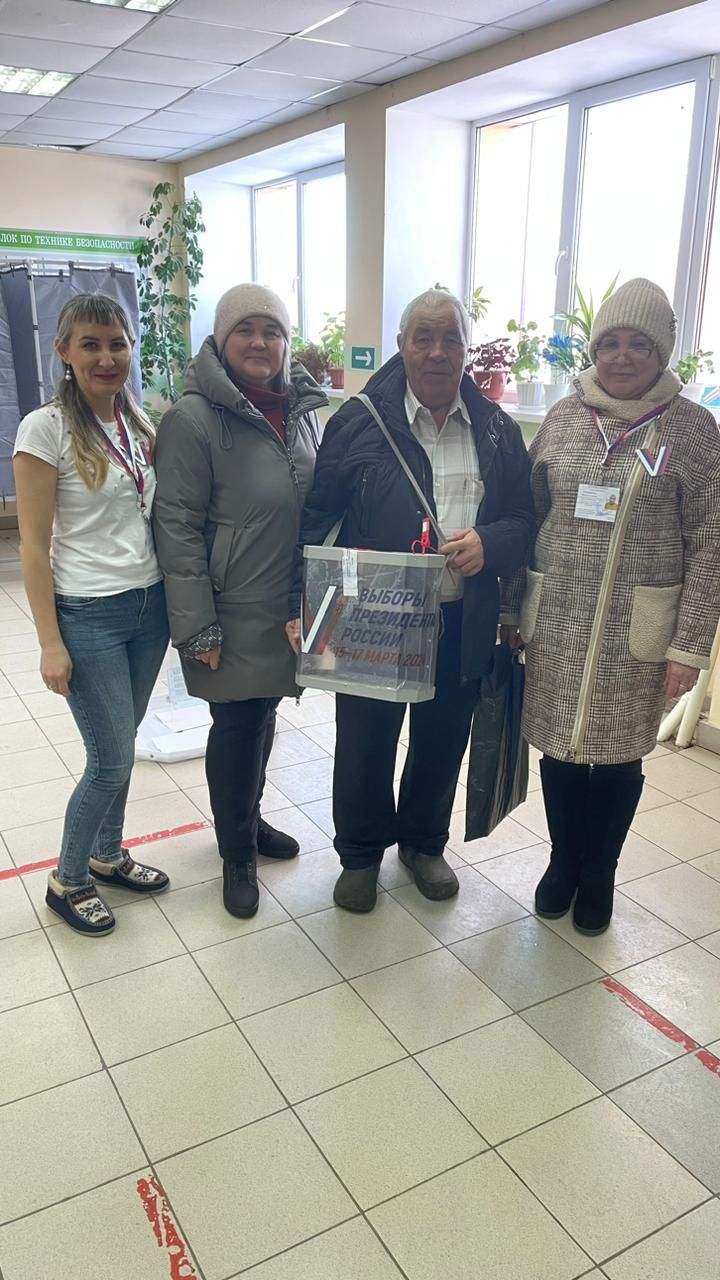 Азнакай районы ветераннары  сайлауларда актив катнашалар
