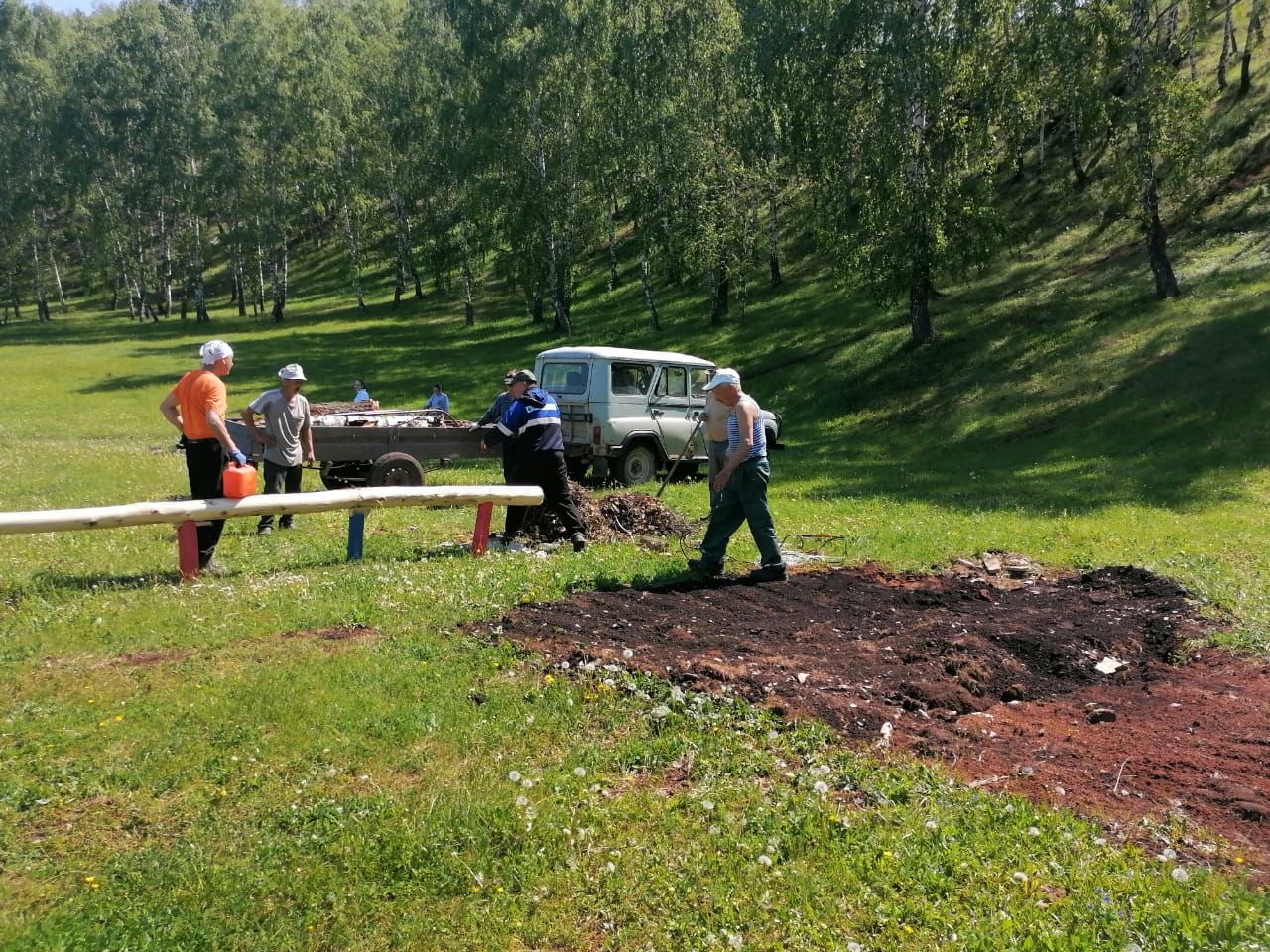 Әгерҗе авылында Сабантуйга әзерлек бара