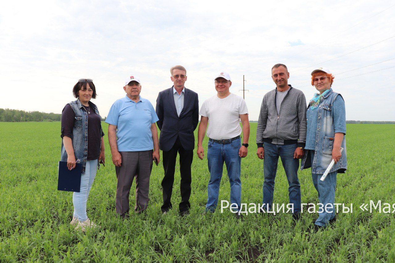 В Азнакаевском районе прошла приемка посевов