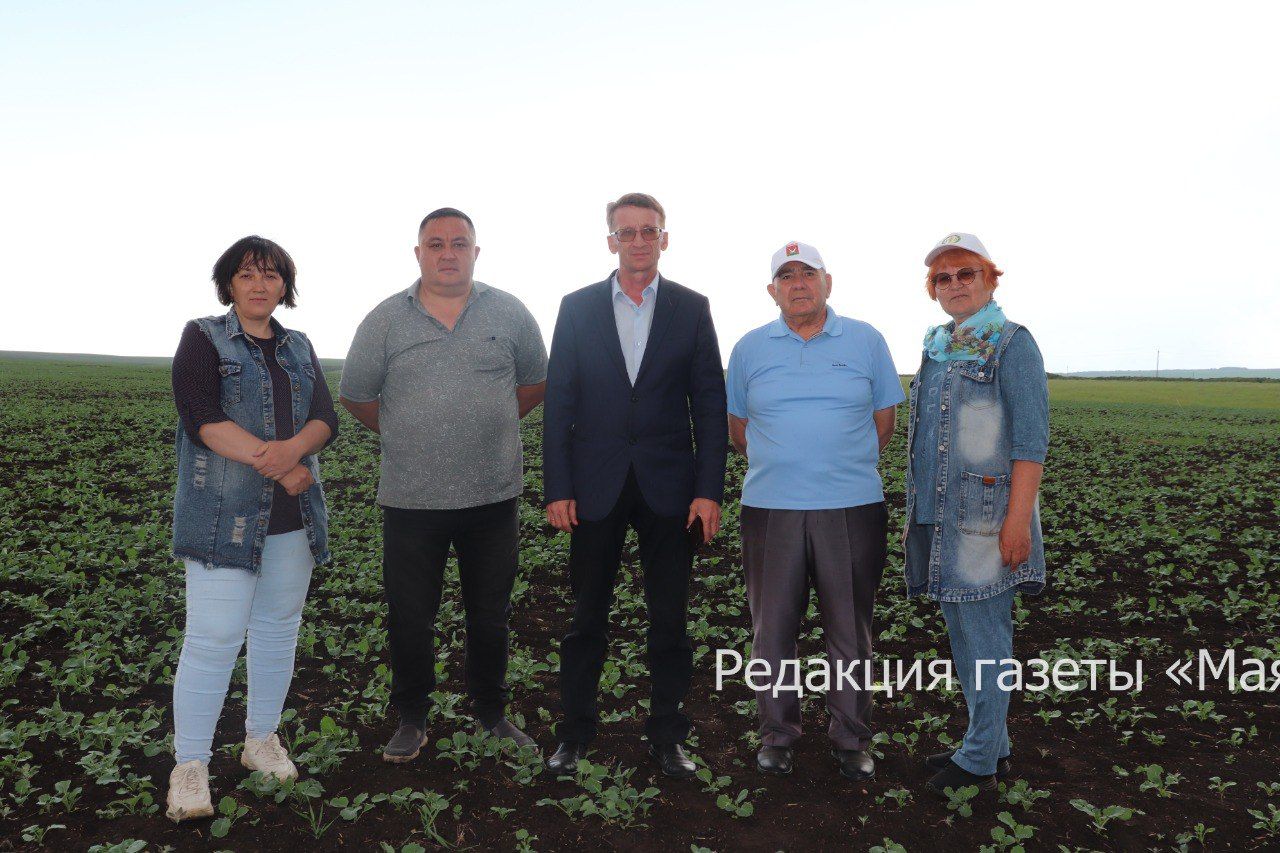 В Азнакаевском районе прошла приемка посевов