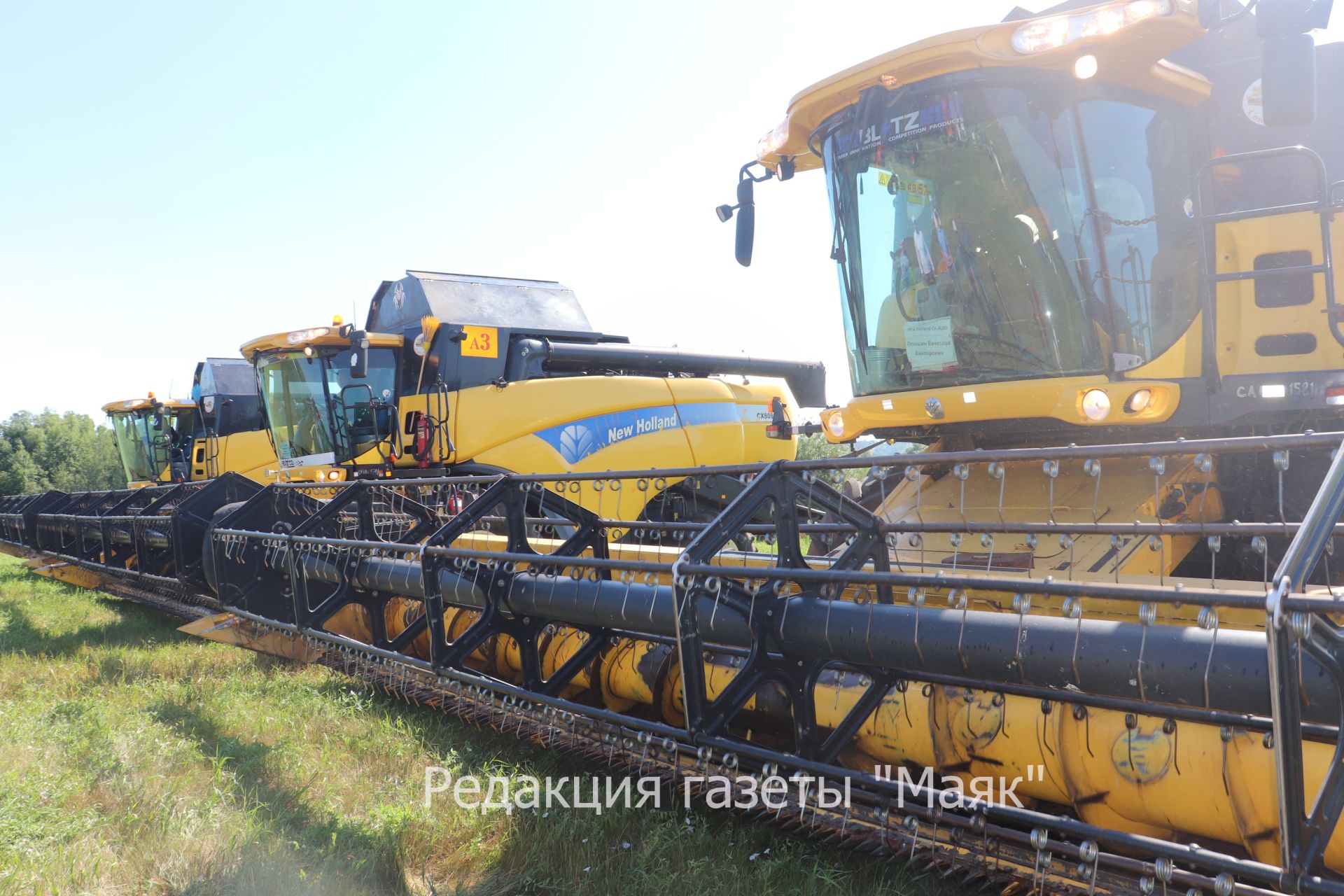 В Азнакаево проверили готовность комбайнов к уборочной страде