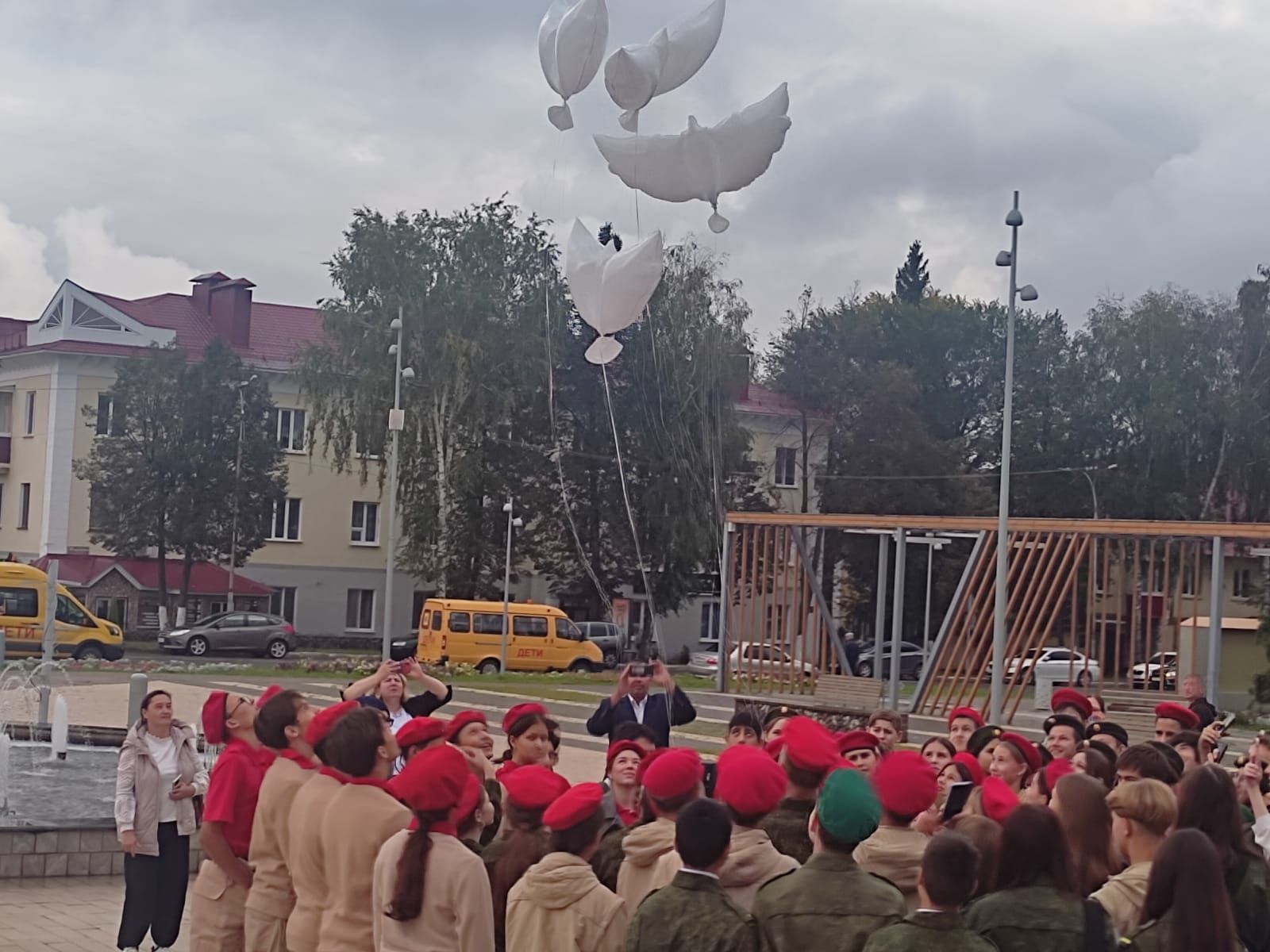 В Азнакаево прошел слет юнармейцев