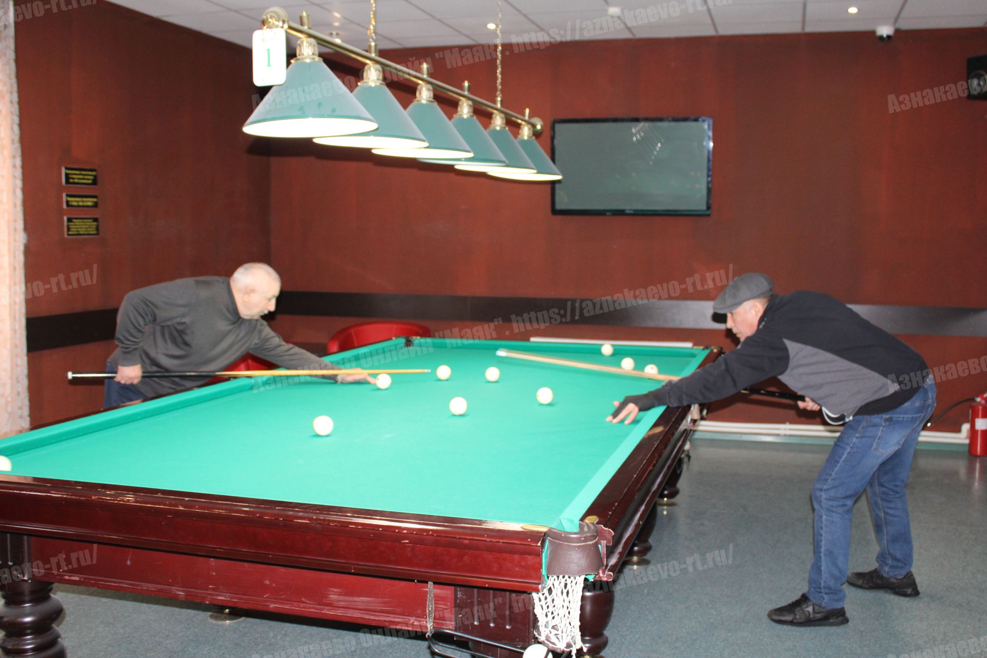 В Азнакаево прошел бильярдный турнир среди старшего поколения