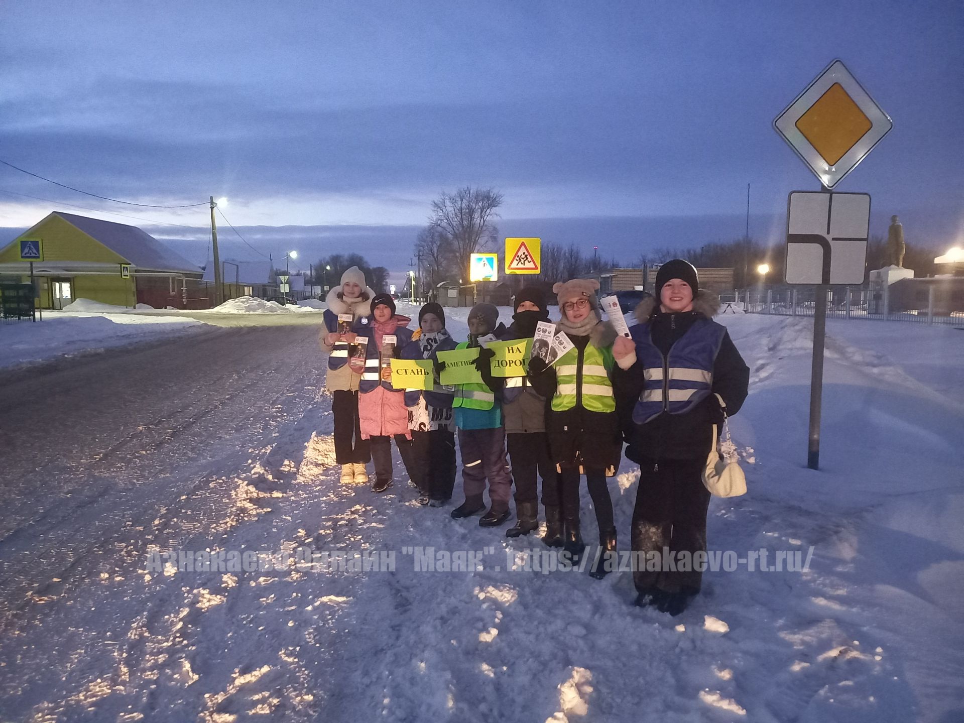 Юные инспекторы движения Тумутукской школы