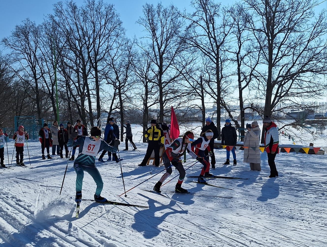 Юные лыжники Азнакаево вновь продемонстрировали спортивный азарт