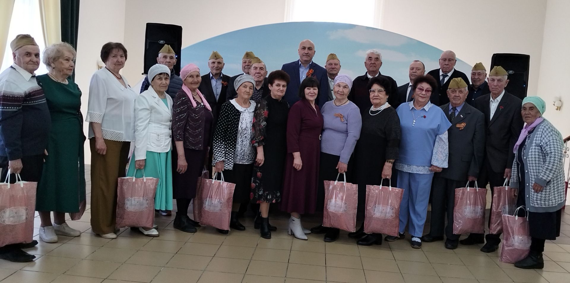 В Азнакаево состоялась торжественная встреча председателей Совета ветеранов