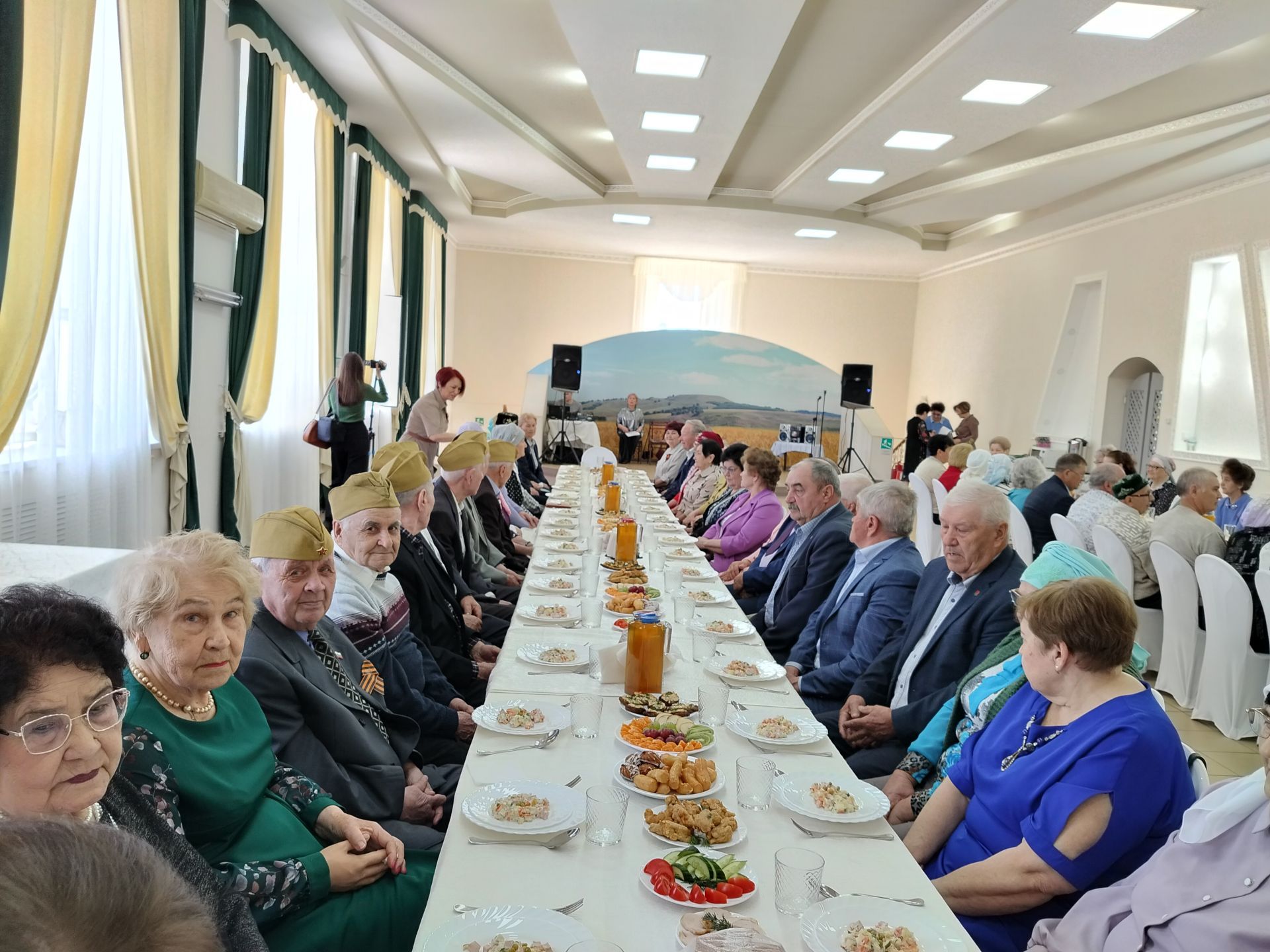 В Азнакаево состоялась торжественная встреча председателей Совета ветеранов
