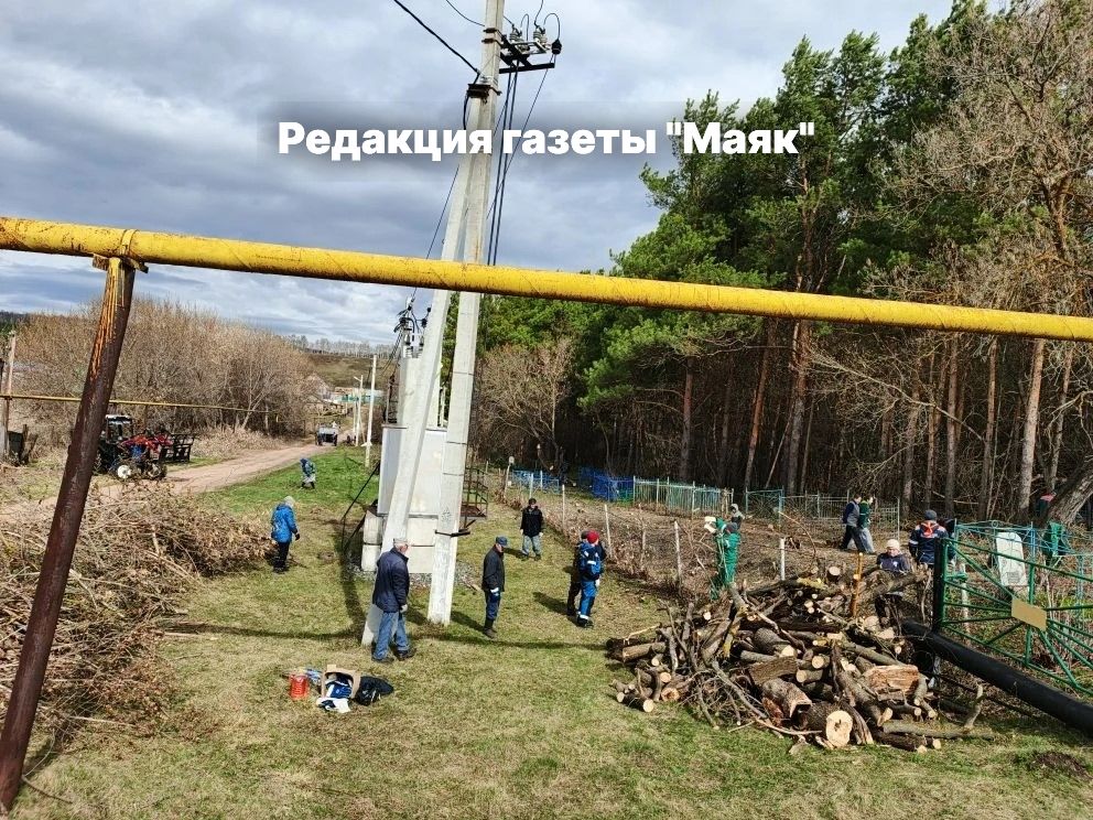 В Алькеево на субботник вышли все – от мала до велика