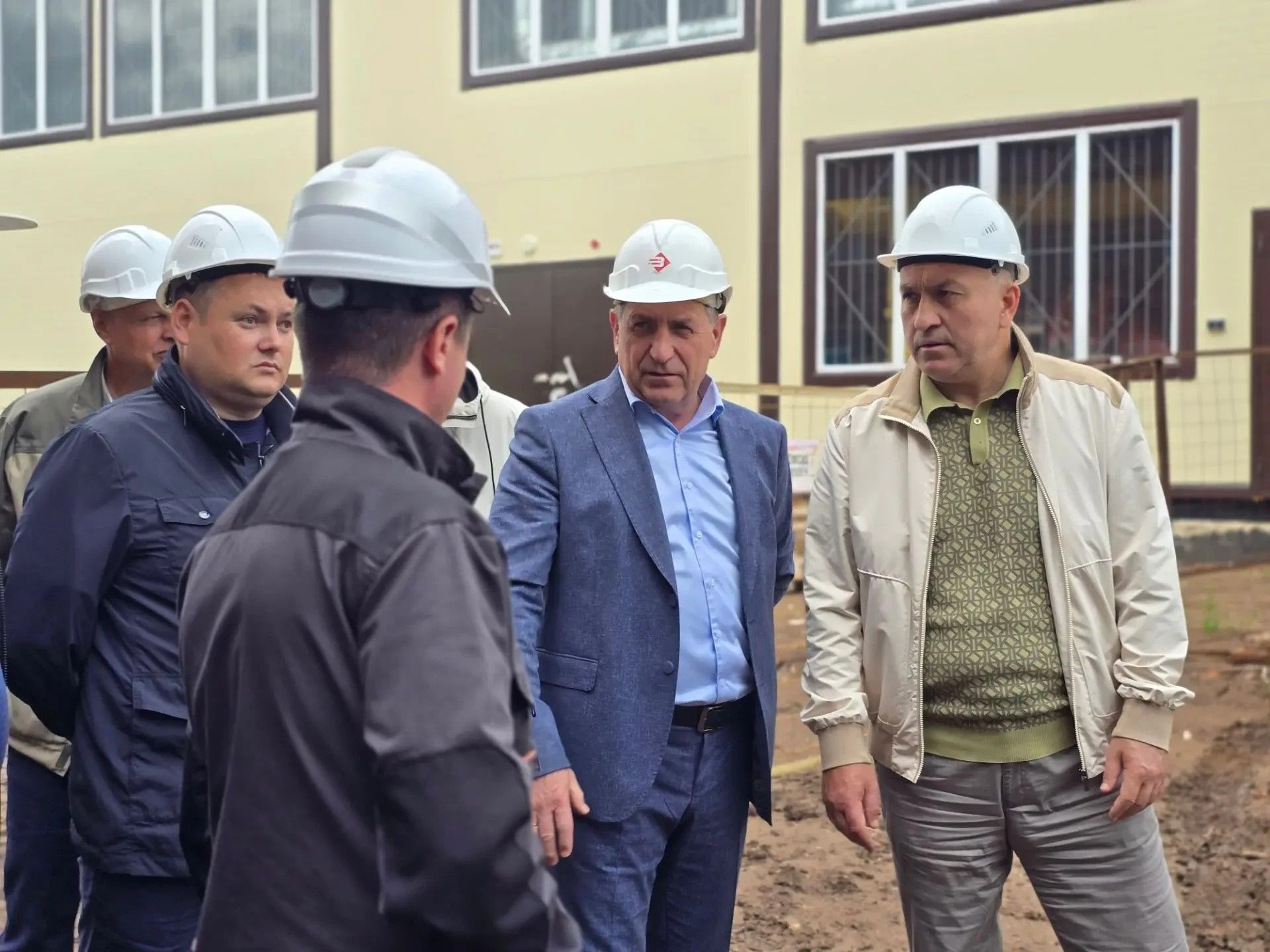 Ход строительства котельной в Азнакаево проверил первый заместитель министра ЖКХ Республики Татарстан