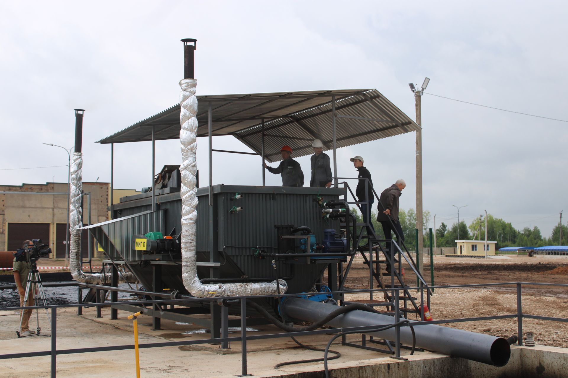 Азнакайда нефть калдыкларыннан ягулык җитештерәләр