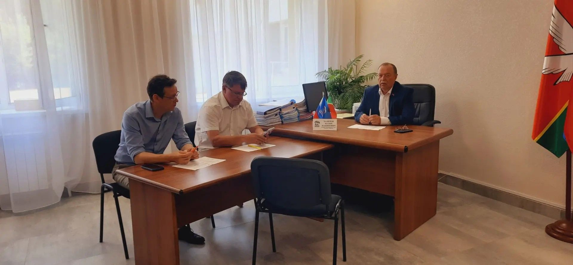 Нәҗип Хаҗипов азнакайлыларны кабул итте: һәр мөрәҗәгать игътибар үзәгендә