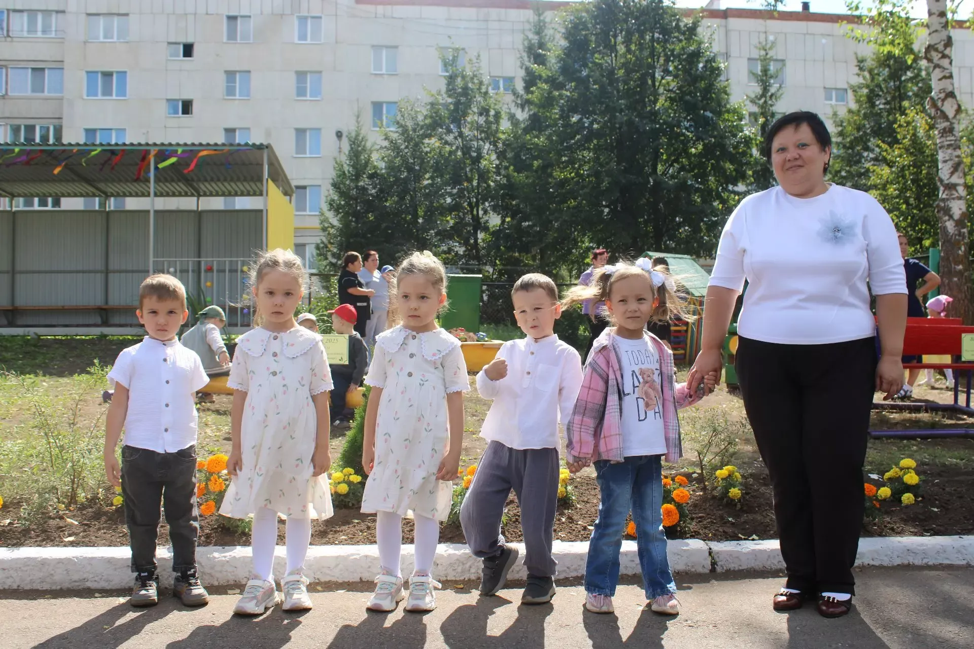Детский сад №18 «Улыбка» в Азнакаево встречает ребят после капитального ремонта!