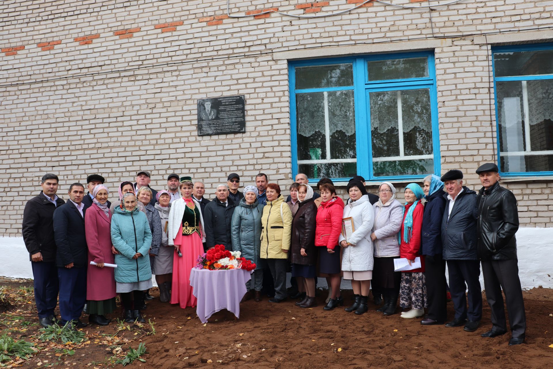 Татшуган авылында сугыш һәм хезмәт ветераны истәлегенә такта ачылды