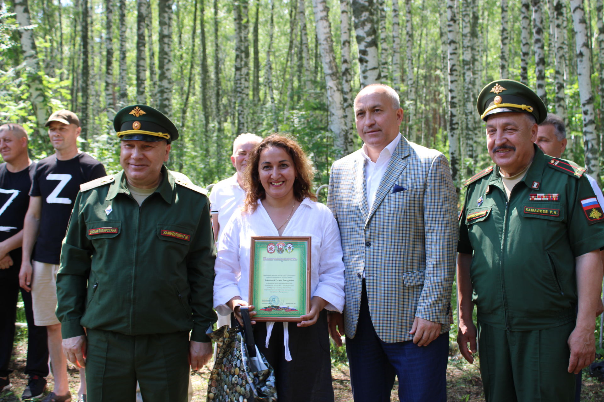 Азнакайда «Родина» республика хәрби-патриотик палаткалы лагере эшли