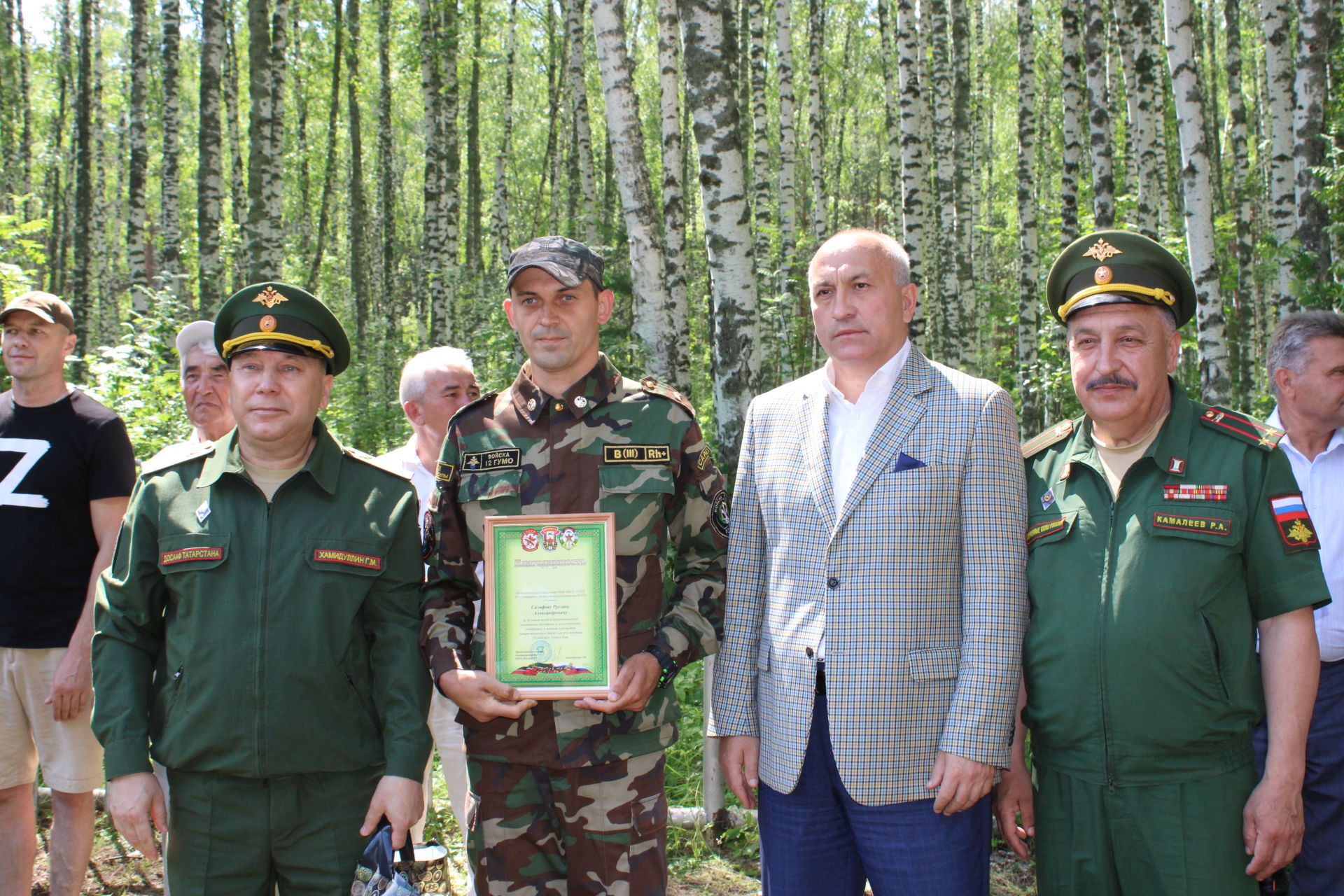 Азнакайда «Родина» республика хәрби-патриотик палаткалы лагере эшли