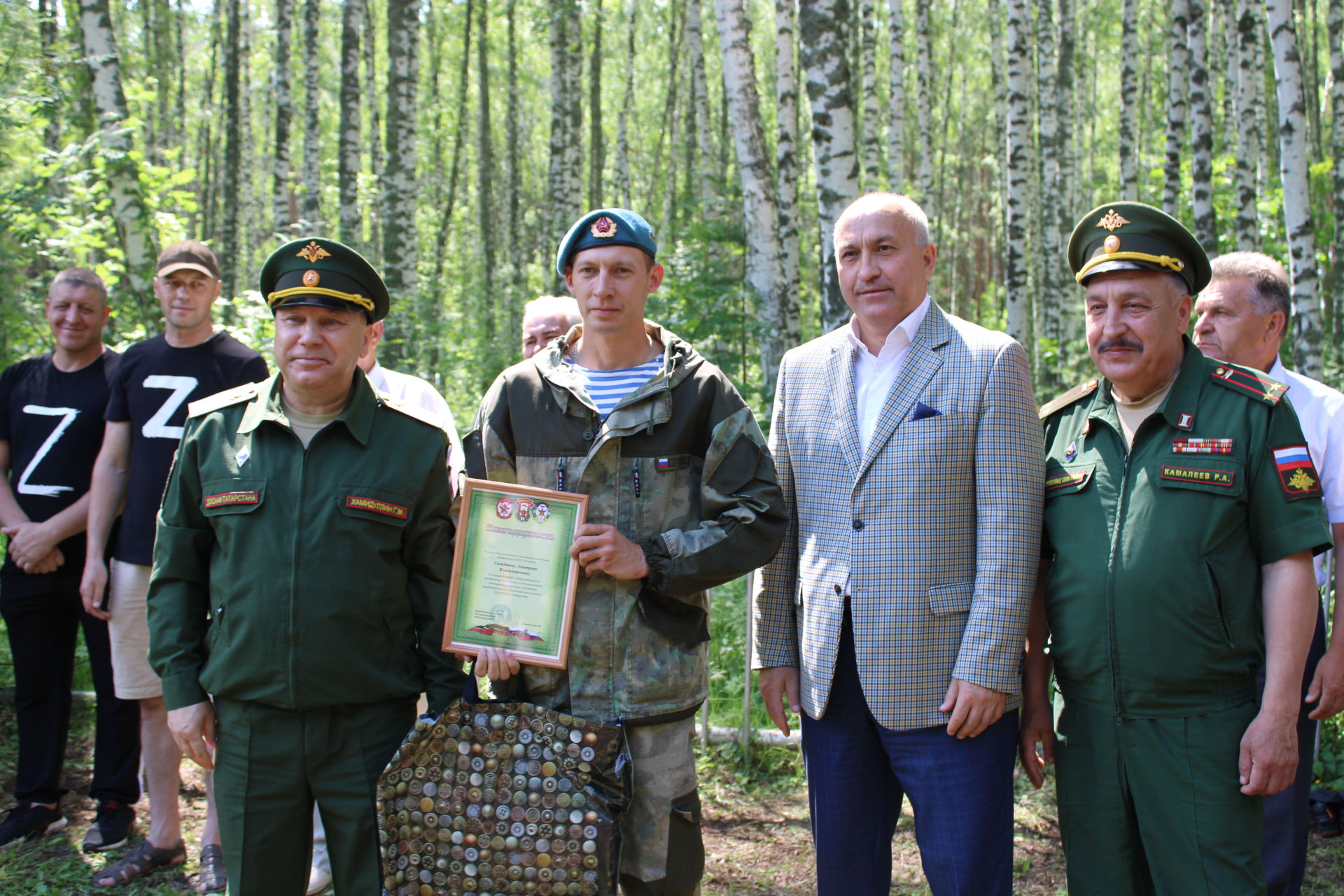 Азнакайда «Родина» республика хәрби-патриотик палаткалы лагере эшли