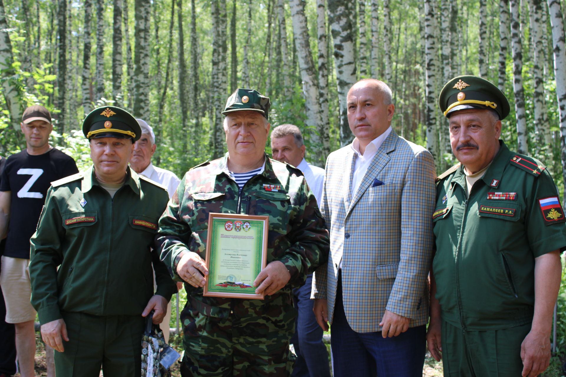 Азнакайда «Родина» республика хәрби-патриотик палаткалы лагере эшли