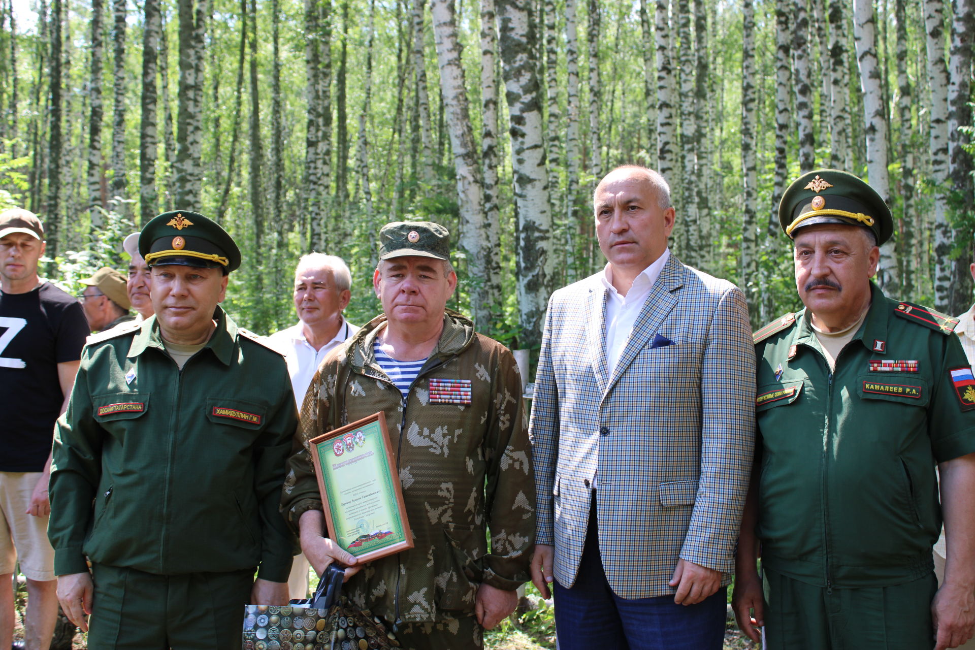 Азнакайда «Родина» республика хәрби-патриотик палаткалы лагере эшли