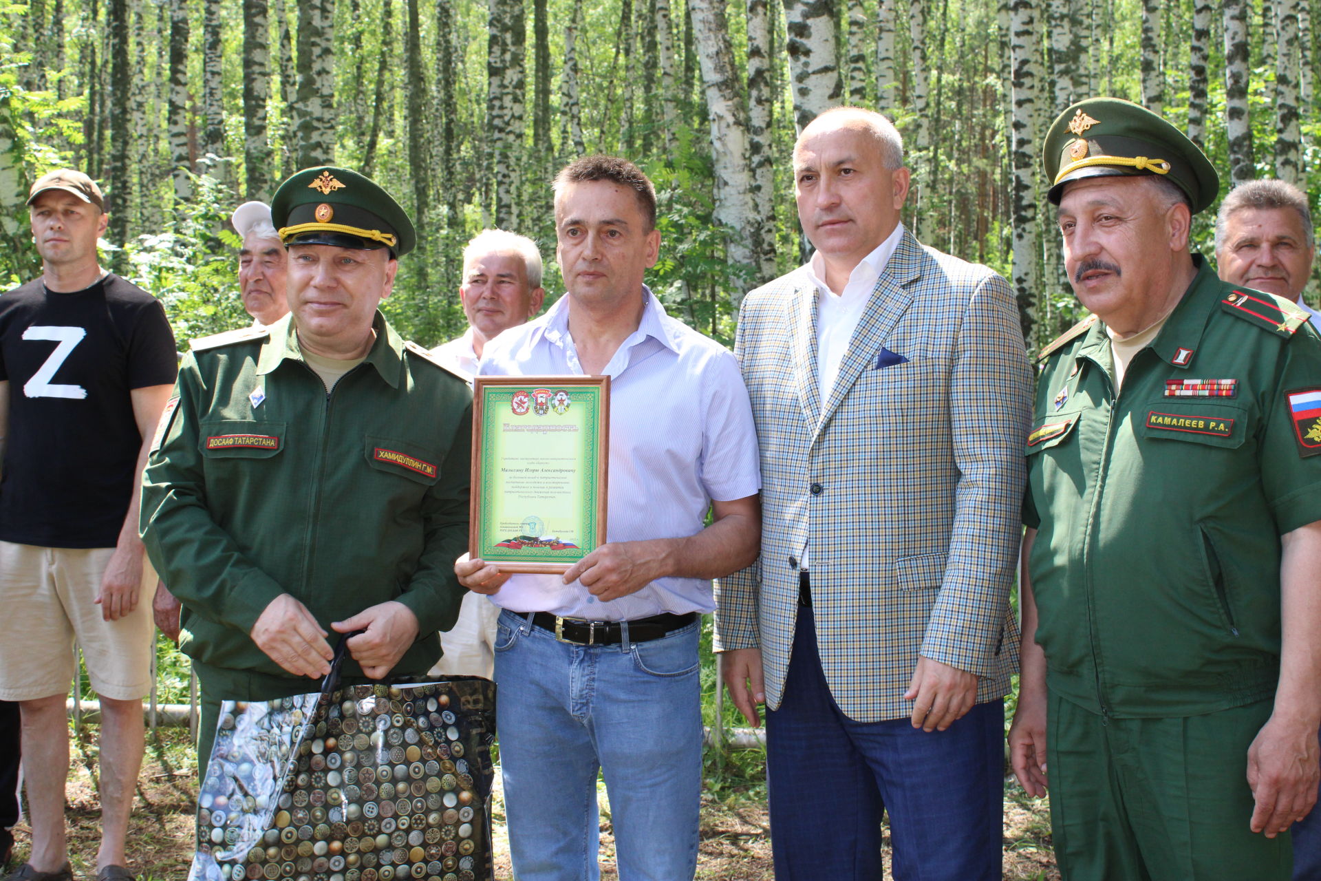 Азнакайда «Родина» республика хәрби-патриотик палаткалы лагере эшли