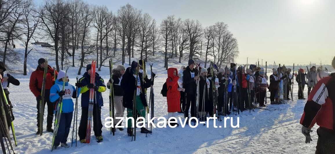 Азнакайда авыл җирлекләре арасында чаңгы ярышы үтте