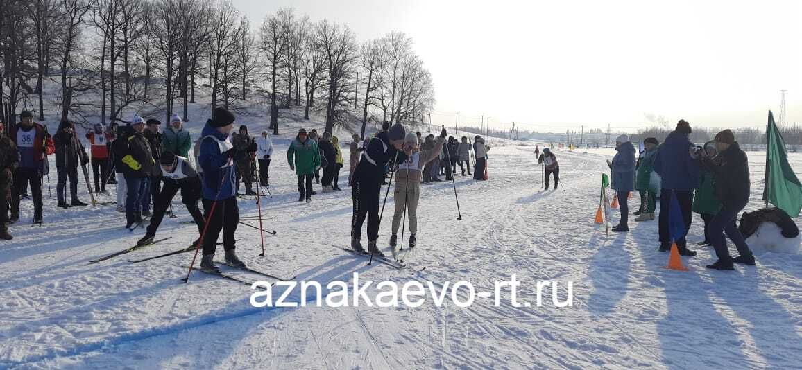 Азнакайда авыл җирлекләре арасында чаңгы ярышы үтте