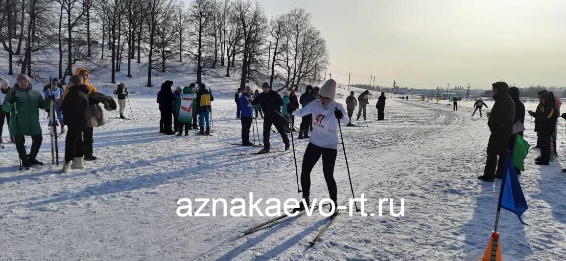 Азнакайда авыл җирлекләре арасында чаңгы ярышы үтте