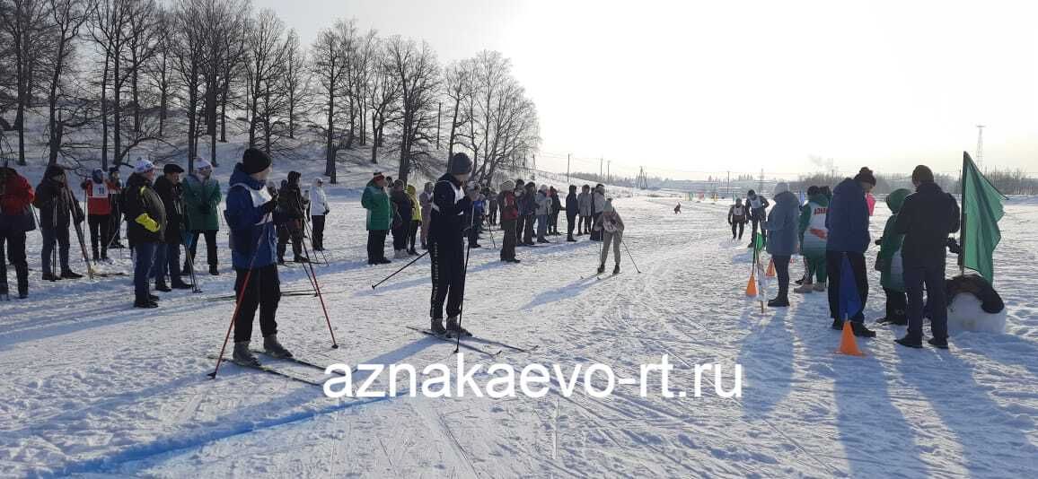 Азнакайда авыл җирлекләре арасында чаңгы ярышы үтте