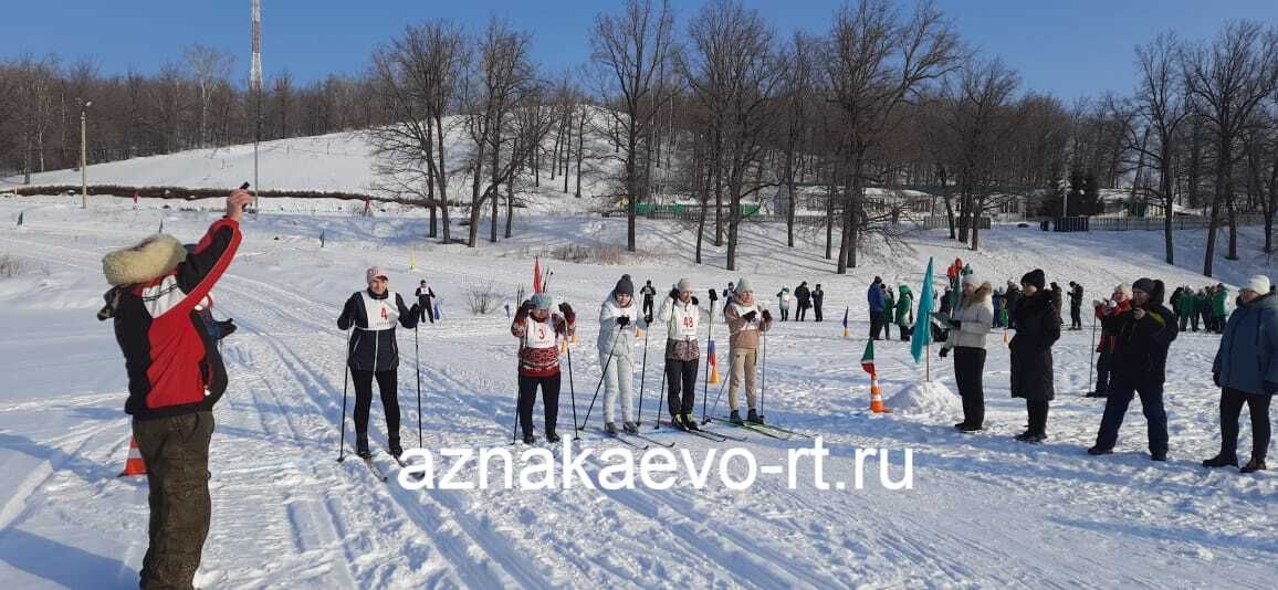 Азнакайда авыл җирлекләре арасында чаңгы ярышы үтте