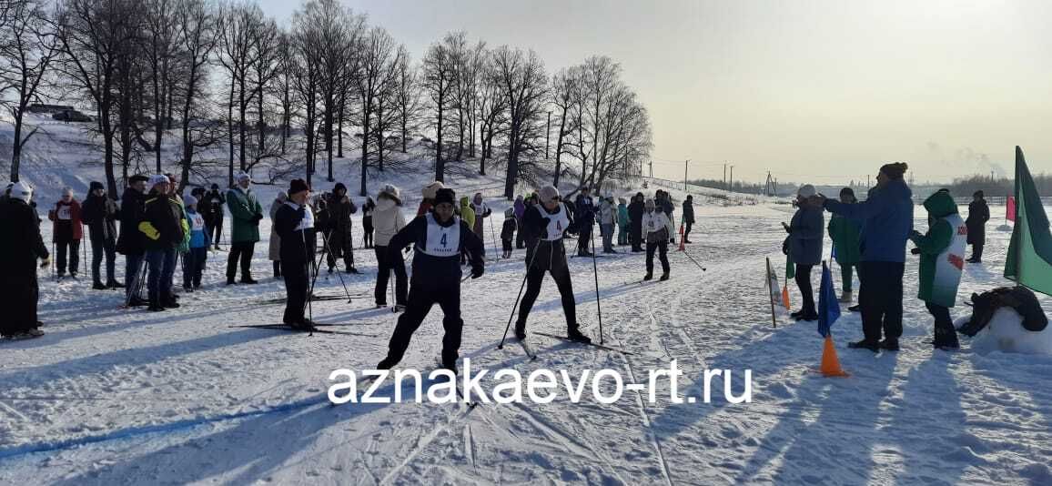 Азнакайда авыл җирлекләре арасында чаңгы ярышы үтте