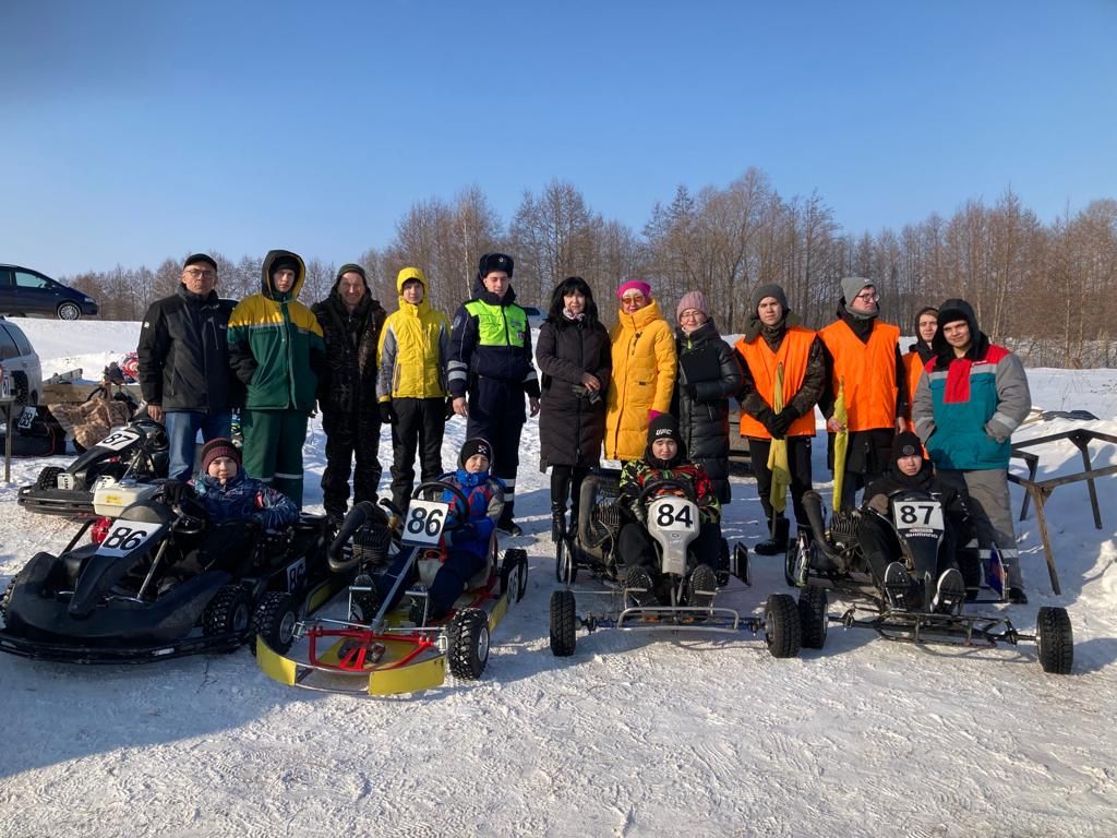 В Азнакаево прошли IV открытые зимние соревнования на Кубок главы района по картингу
