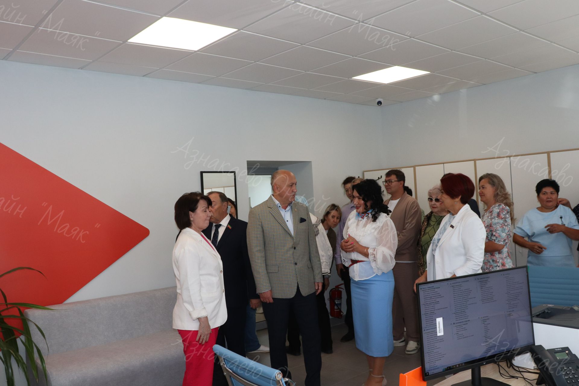 Сегодня состоялось торжественное открытие Кадрового центра, после капитального ремонта