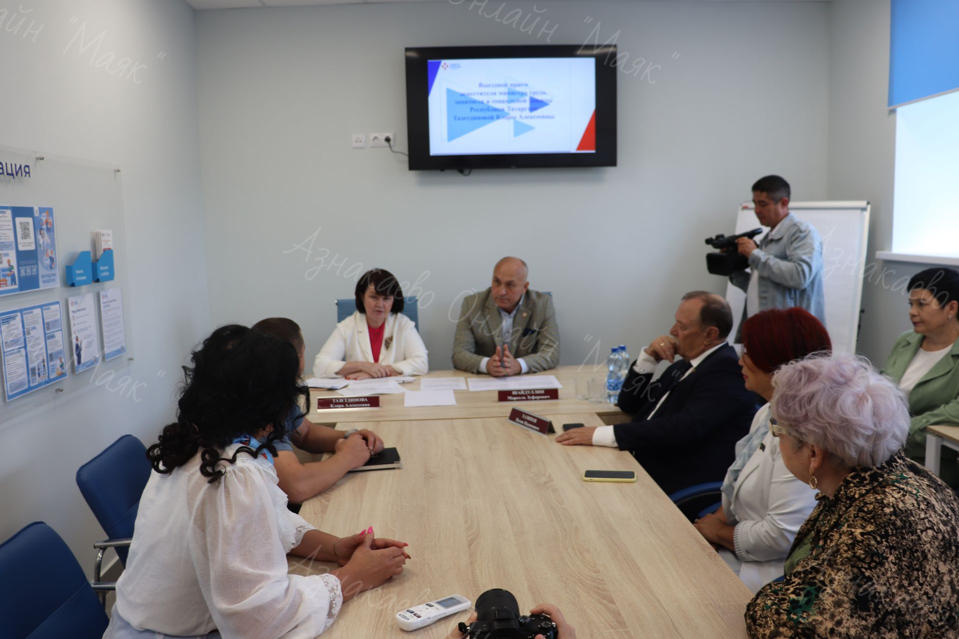 Сегодня состоялось торжественное открытие Кадрового центра, после капитального ремонта