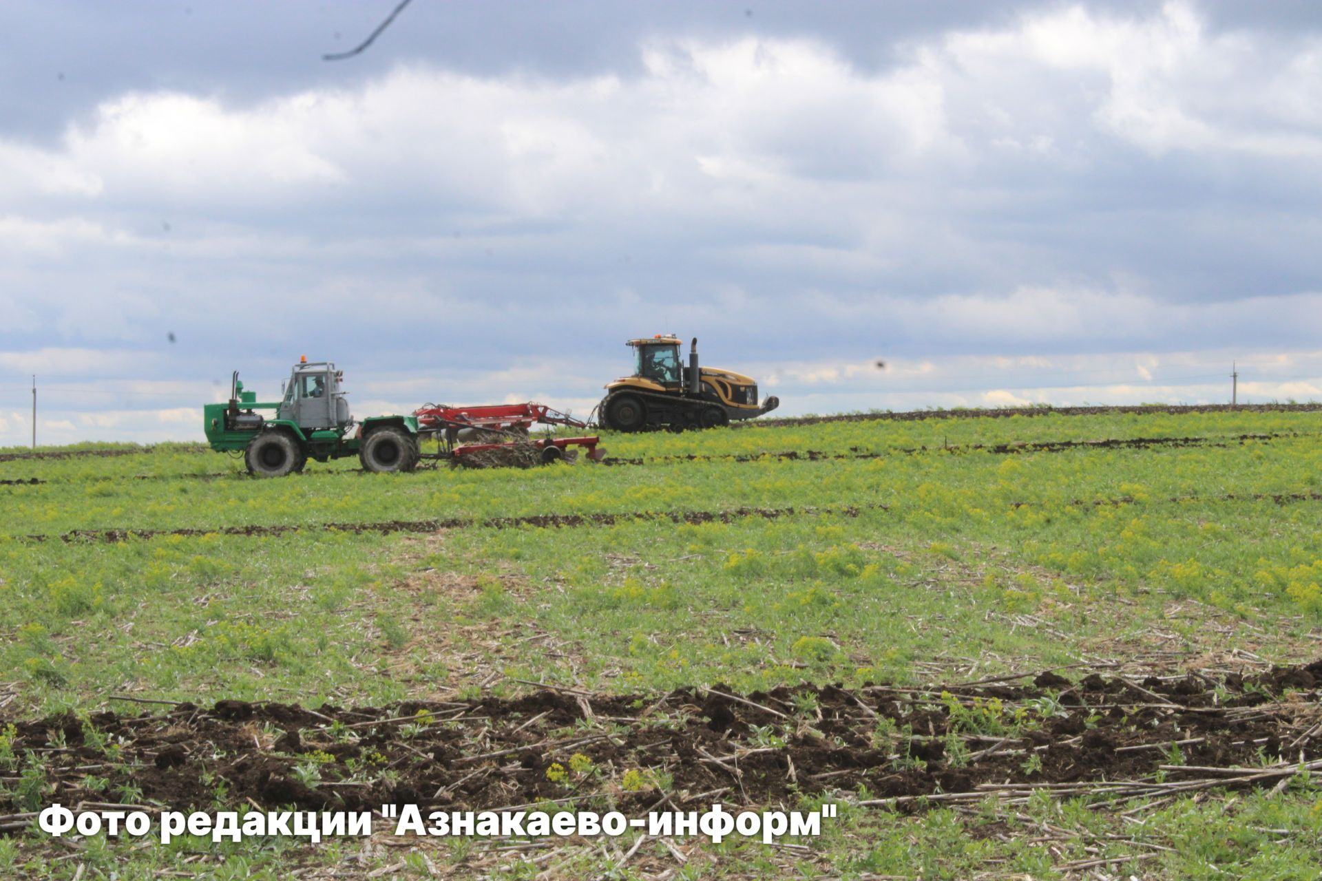 Азнакаевские пахари испытали своё мастерство