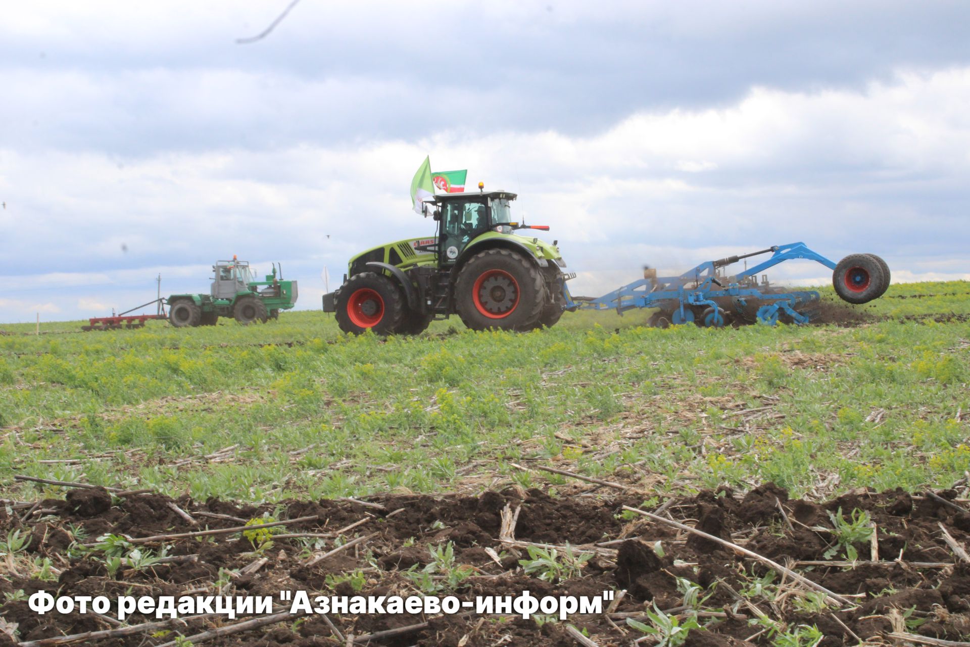 Азнакаевские пахари испытали своё мастерство