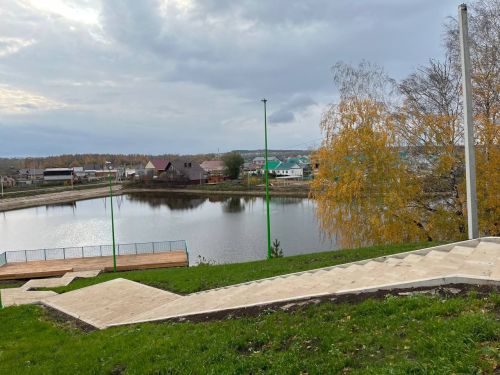 В Азнакаево прошло торжественное открытие набережной после благоустройства