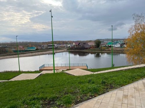 В Азнакаево прошло торжественное открытие набережной после благоустройства