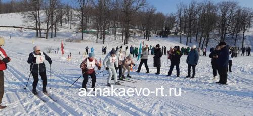 Азнакайда авыл җирлекләре арасында чаңгы ярышы үтте