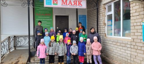 Азнакайның «Теремкәй» бакчасында тәрбияләнүчеләр «Маяк» та кунакта булды